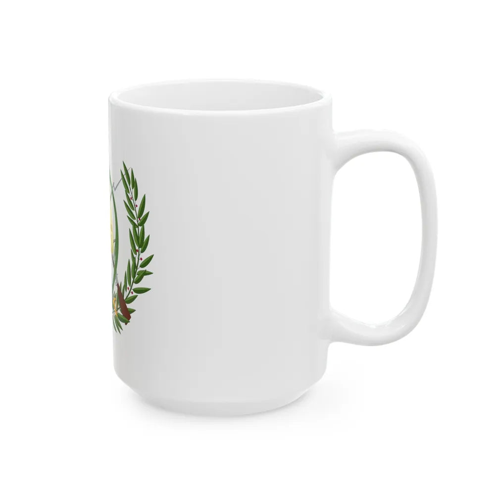 Coat of arms of Guatemala - White Coffee Mug-Go Mug Yourself