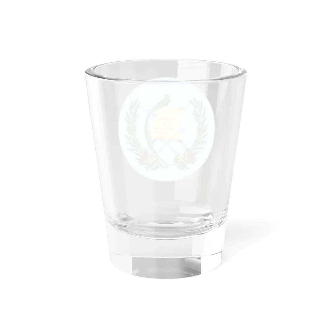 Coat of arms of Guatemala with background (Guatemala) (Coat of Arms) Shot Glass 1.5oz - Go Mug Yourself
