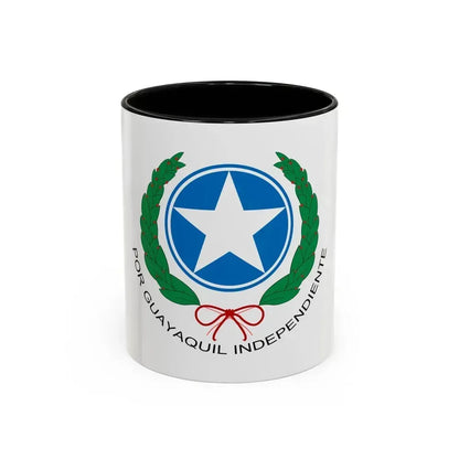 Coat of Arms of Guayaquil - Accent Coffee Mug 11oz Black - Go Mug Yourself