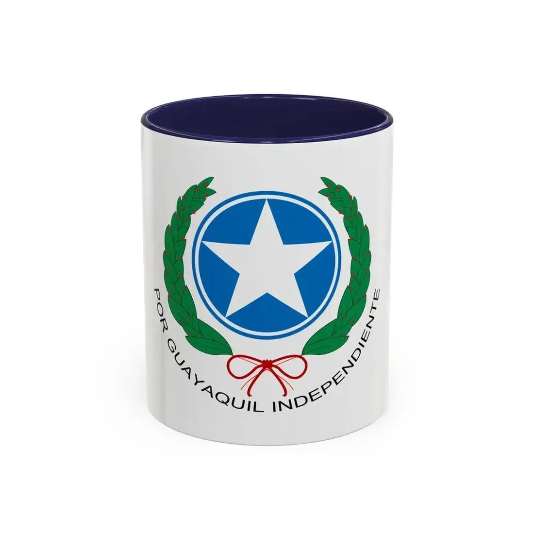 Coat of Arms of Guayaquil - Accent Coffee Mug 11oz Navy - Go Mug Yourself