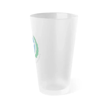 Coat of Arms of Guayaquil - Frosted Pint Glass 16oz - Go Mug Yourself