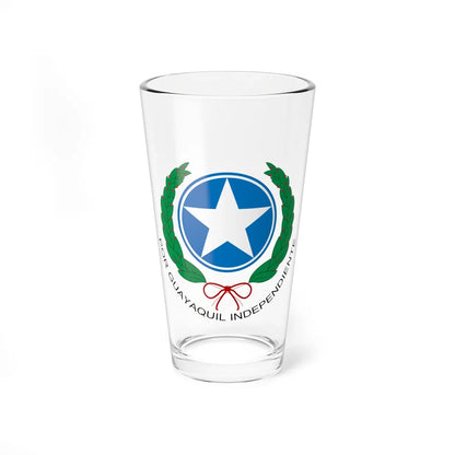 Coat of Arms of Guayaquil - Pint Glass 16oz-16oz-Go Mug Yourself