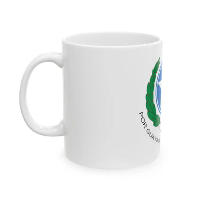 Coat of Arms of Guayaquil - White Coffee Mug-Go Mug Yourself