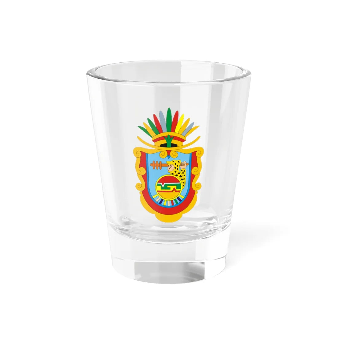 Coat of arms of Guerrero (Mexico) (Coat of Arms) Shot Glass 1.5oz 1.5oz - Go Mug Yourself