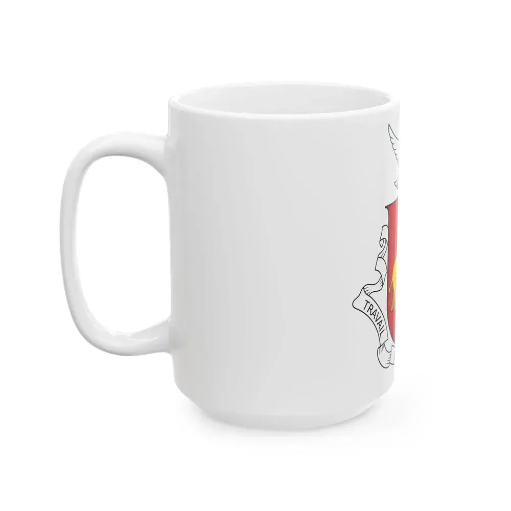Coat of arms of Guinea 1958-1984 - White Coffee Mug - Go Mug Yourself