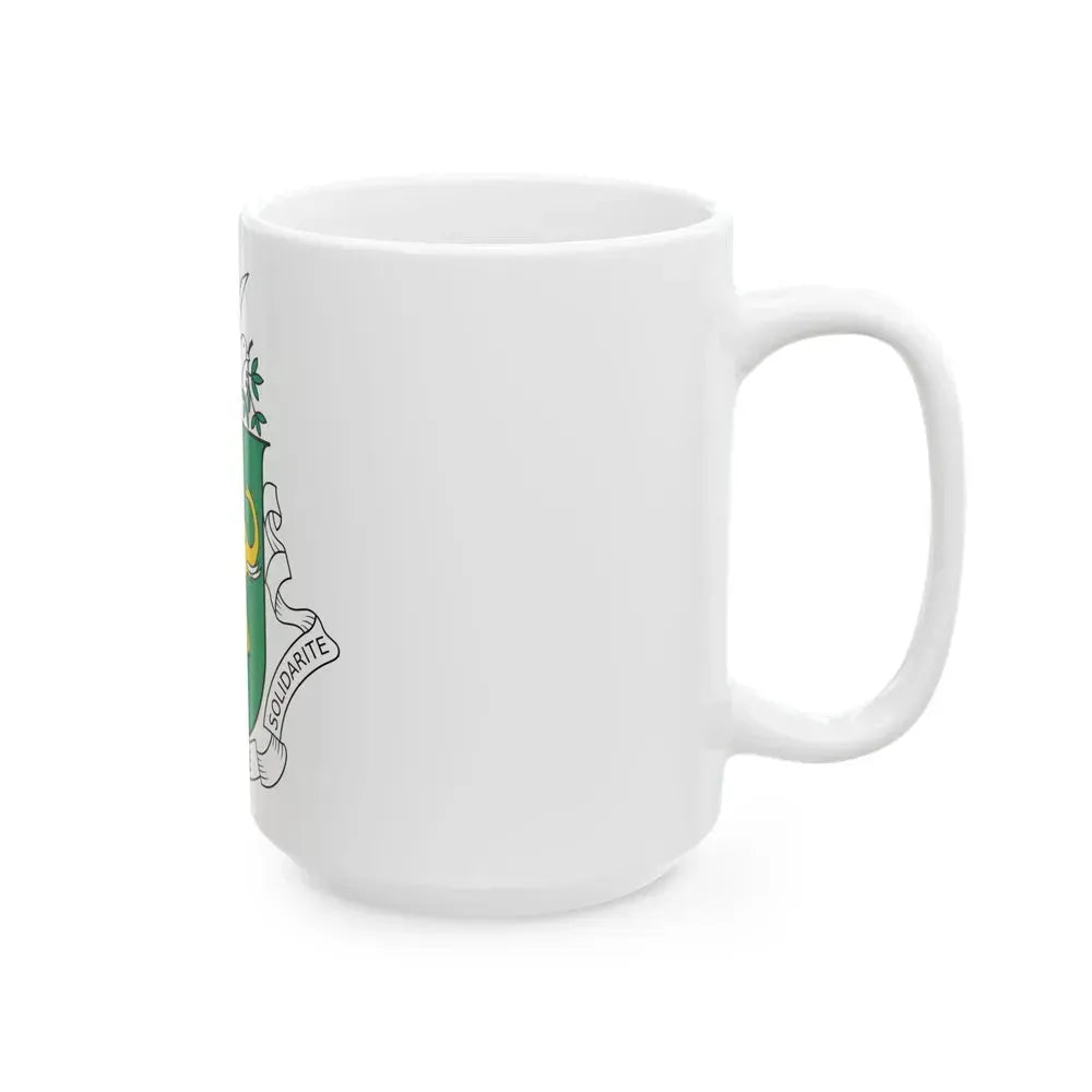 Coat of arms of Guinea 1958-1984 - White Coffee Mug - Go Mug Yourself