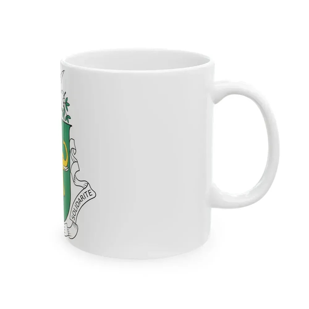 Coat of arms of Guinea 1958-1984 - White Coffee Mug - Go Mug Yourself