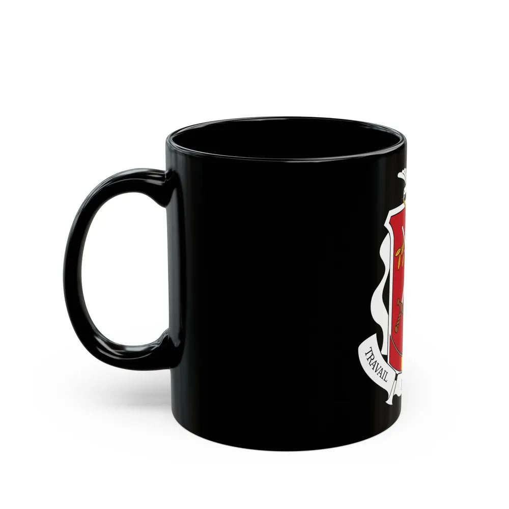 Coat of arms of Guinea 1984-1992 - Black Coffee Mug-Go Mug Yourself