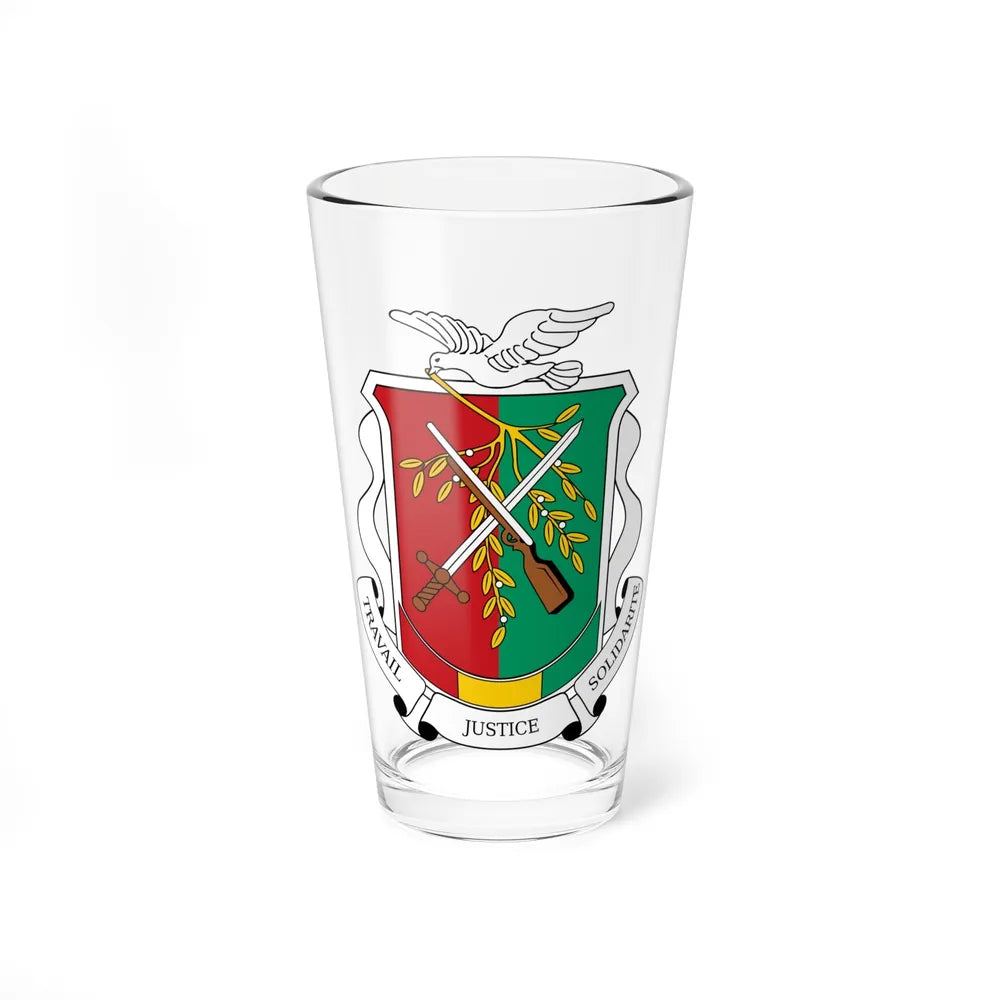 Coat of arms of Guinea 1984-1992 - Pint Glass 16oz-16oz-Go Mug Yourself