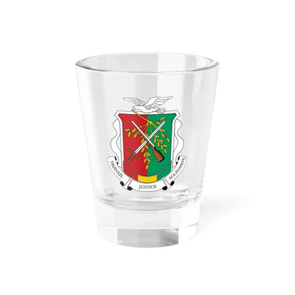 Coat of arms of Guinea 1984-1992 - Shot Glass 1.5oz 1.5oz - Go Mug Yourself