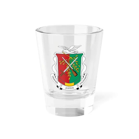 Coat of arms of Guinea 1984-1992 - Shot Glass 1.5oz 1.5oz - Go Mug Yourself