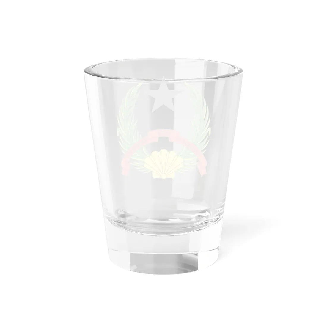Coat of arms of Guinea-Bissau variant (Guinea) (Coat of Arms) Shot Glass 1.5oz - Go Mug Yourself