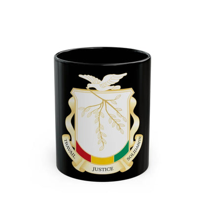 Coat of Arms of Guinea - Black Coffee Mug-11oz-Go Mug Yourself