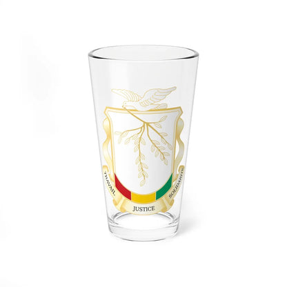 Coat of Arms of Guinea - Pint Glass 16oz-16oz-Go Mug Yourself