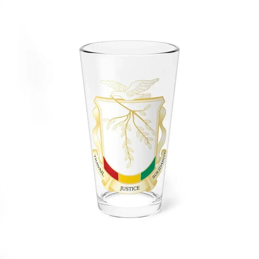 Coat of Arms of Guinea - Pint Glass 16oz 16oz - Go Mug Yourself