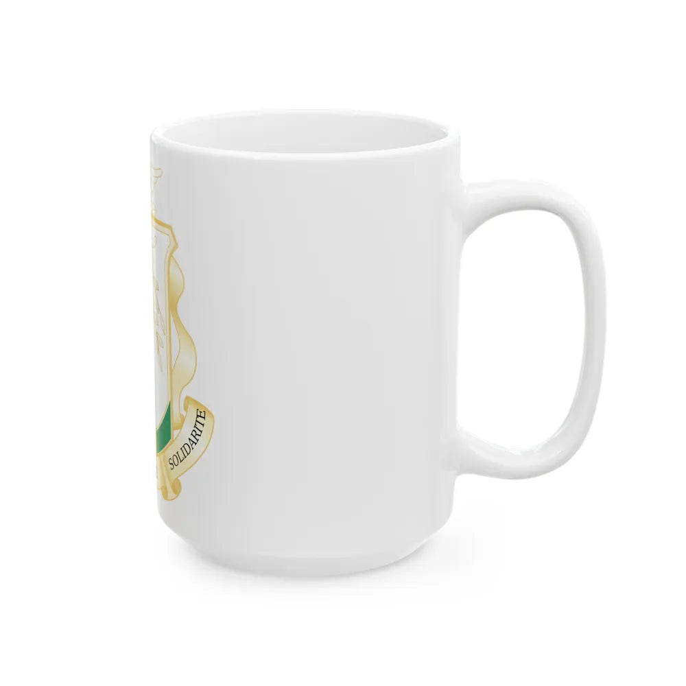 Coat of Arms of Guinea - White Coffee Mug-Go Mug Yourself