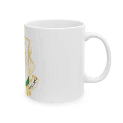 Coat of Arms of Guinea - White Coffee Mug-Go Mug Yourself