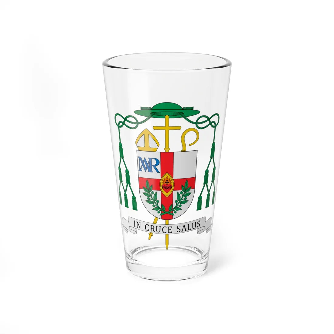 Coat of arms of Gulielmus Cobben (Finland) (Coat of Arms) Pint Glass 16oz 16oz - Go Mug Yourself