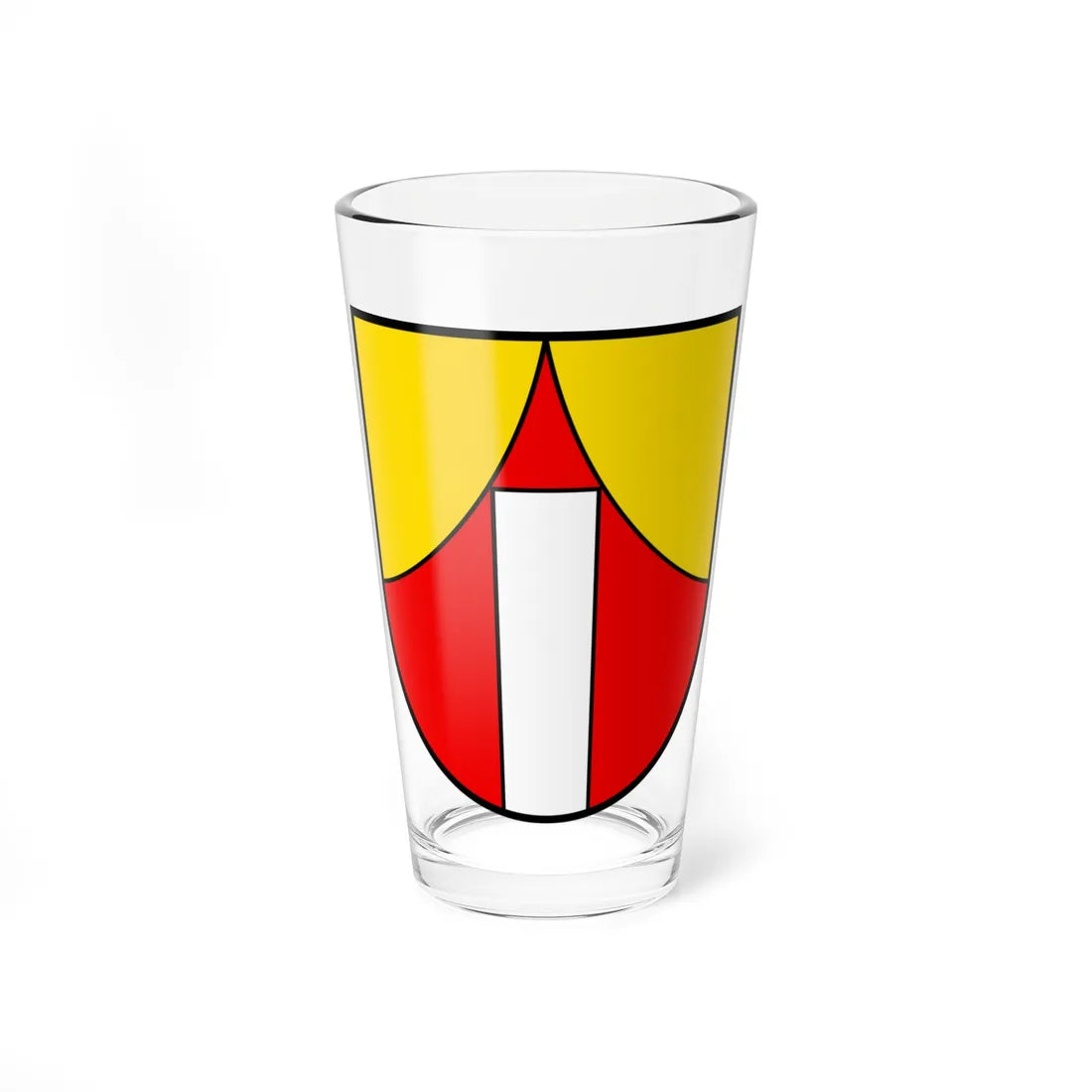 Coat of arms of Gunzwil (Switzerland) (Coat of Arms) Pint Glass 16oz 16oz - Go Mug Yourself
