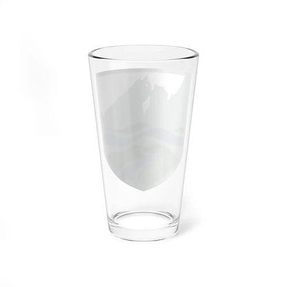 Coat of arms of Gusinje (Montenegro) (Coat of Arms) Pint Glass 16oz - Go Mug Yourself