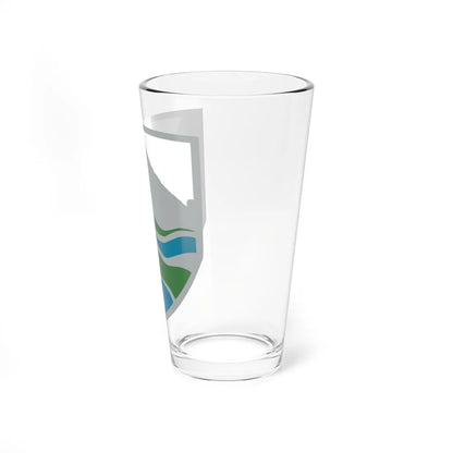 Coat of arms of Gusinje (Montenegro) (Coat of Arms) Pint Glass 16oz - Go Mug Yourself