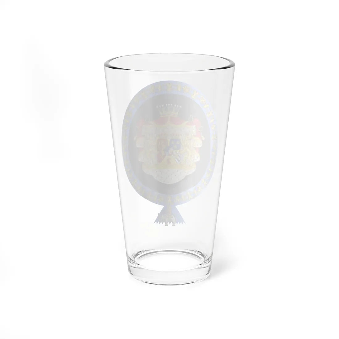 Coat of arms of Gustaf VI Adolf Order of the Elephant Variant (Denmark) (Coat of Arms) Pint Glass 16oz - Go Mug Yourself