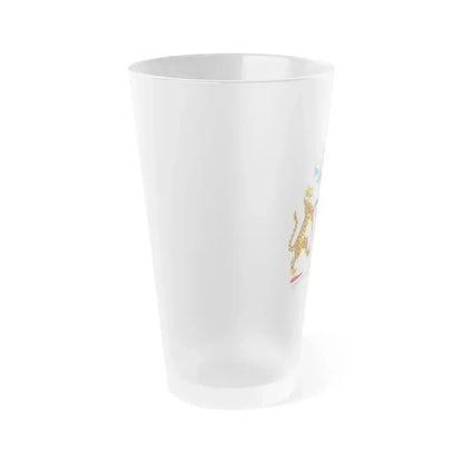Coat of arms of Guyana - Frosted Pint Glass 16oz - Go Mug Yourself