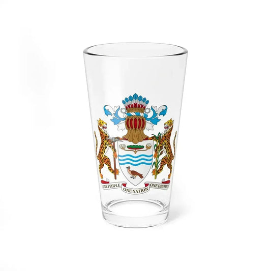 Coat of arms of Guyana - Pint Glass 16oz 16oz - Go Mug Yourself