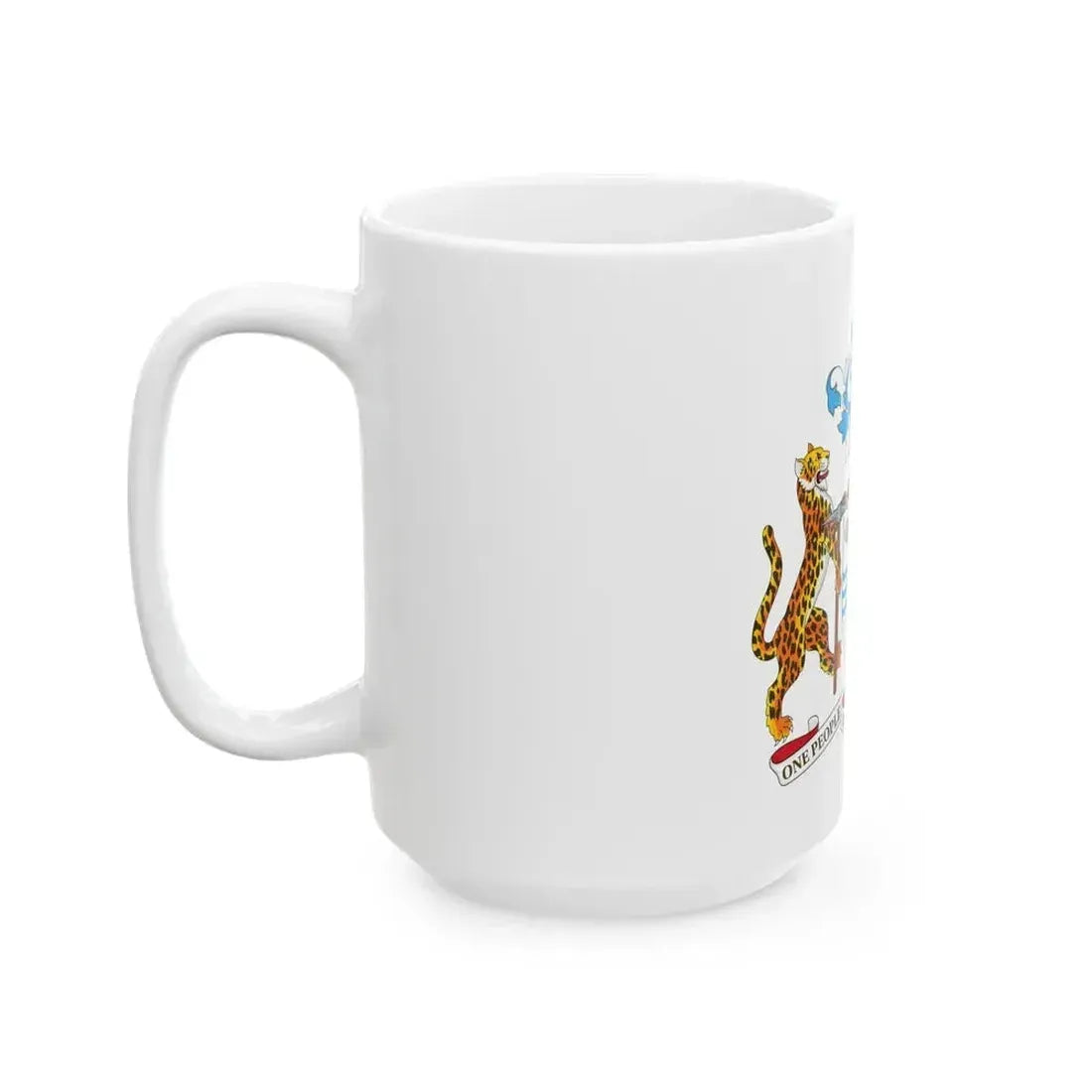 Coat of arms of Guyana - White Coffee Mug - Go Mug Yourself