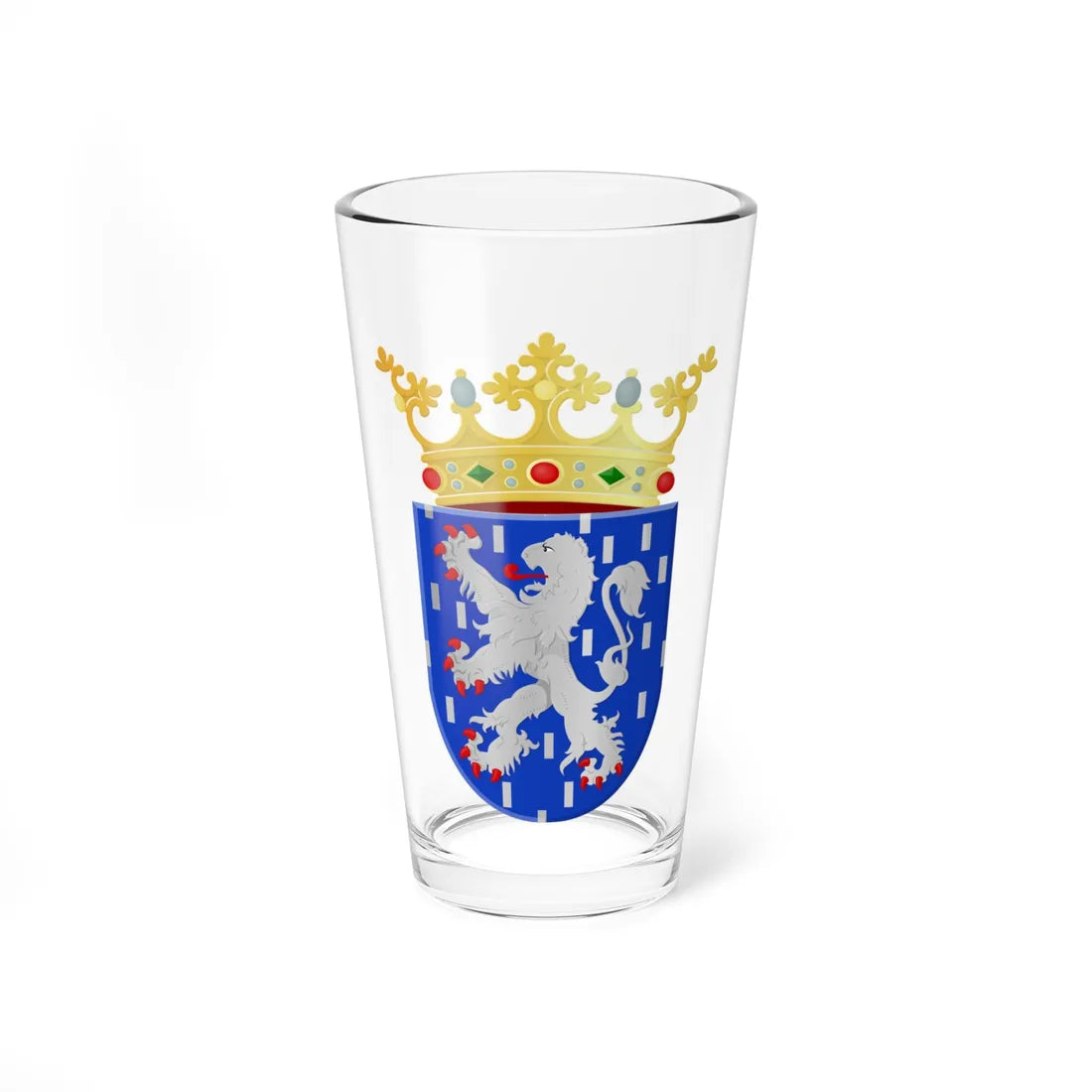 Coat of arms of Haarlemmerliede en Spaarnwoude 1986-2018 (Netherlands) (Coat of Arms) Pint Glass 16oz 16oz - Go Mug Yourself