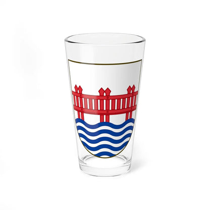 Coat of arms of Haderslev (Denmark) (Coat of Arms) Pint Glass 16oz 16oz - Go Mug Yourself