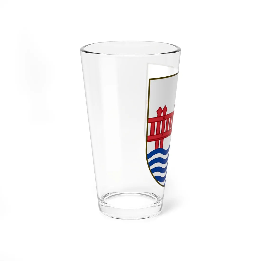 Coat of arms of Haderslev (Denmark) (Coat of Arms) Pint Glass 16oz - Go Mug Yourself