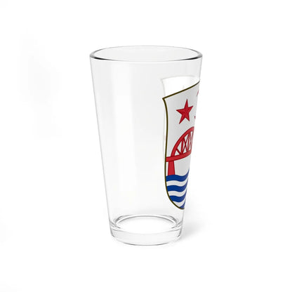 Coat of arms of Hadsund (Denmark) (Coat of Arms) Pint Glass 16oz - Go Mug Yourself