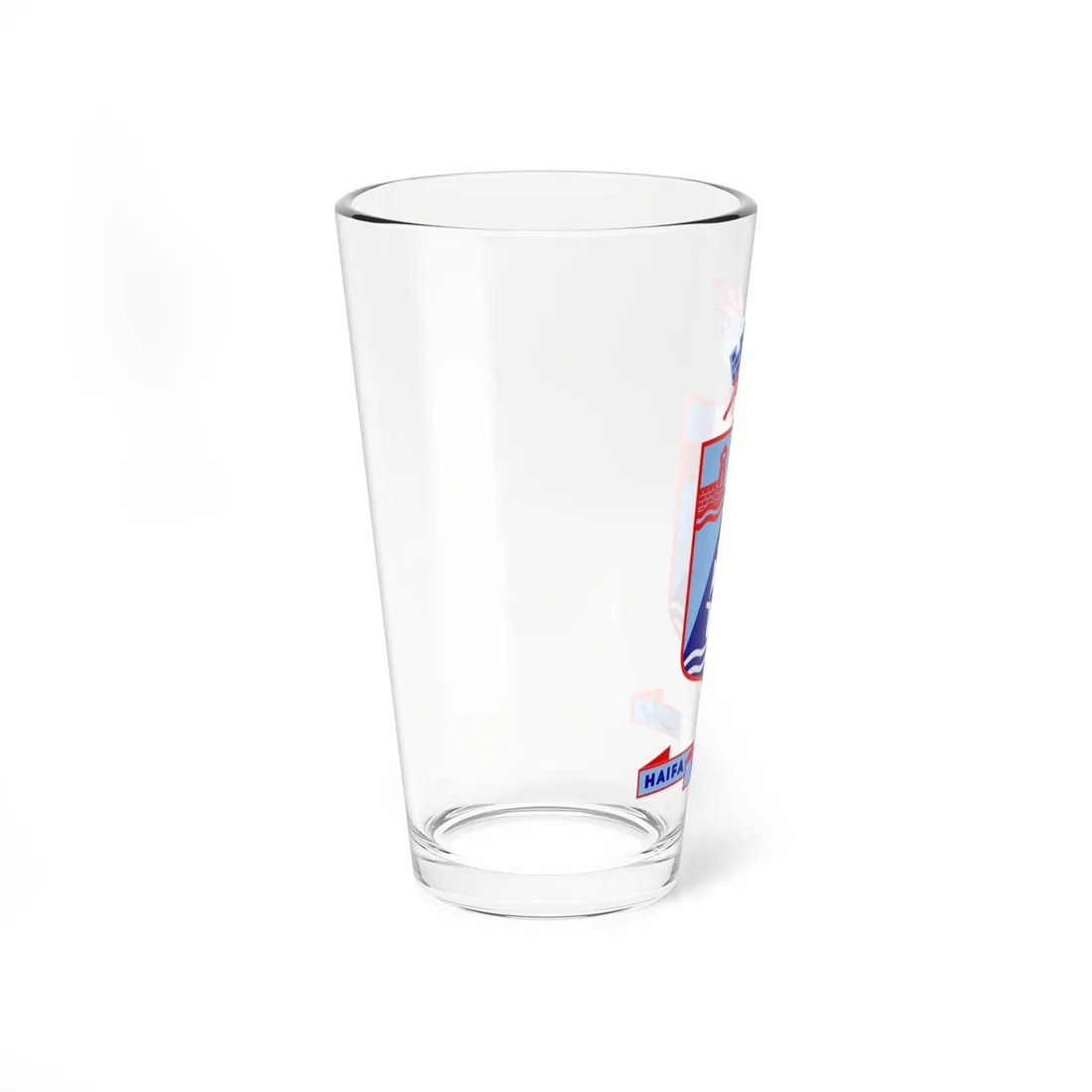 Coat of arms of Haifa (Israel) (Coat of Arms) Pint Glass 16oz - Go Mug Yourself