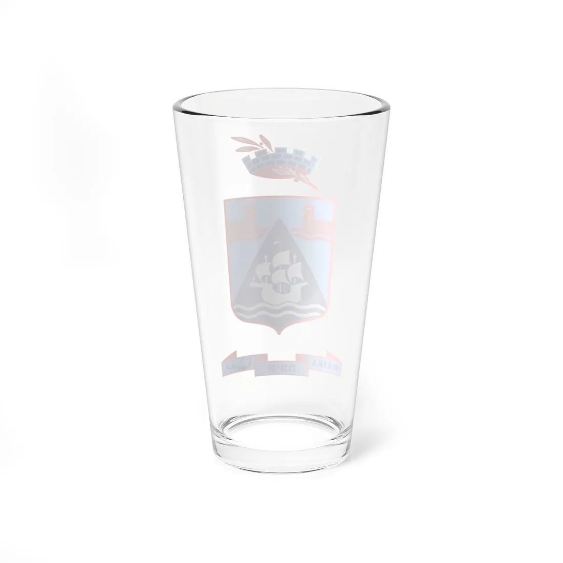 Coat of arms of Haifa (Israel) (Coat of Arms) Pint Glass 16oz - Go Mug Yourself