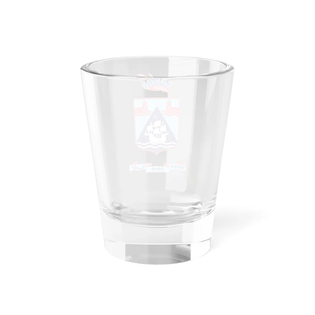 Coat of arms of Haifa (Israel) (Coat of Arms) Shot Glass 1.5oz - Go Mug Yourself
