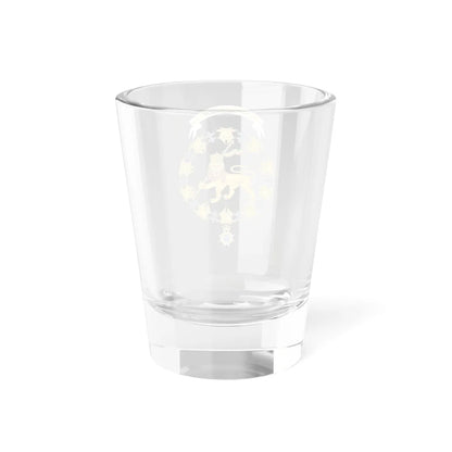 Coat of Arms of Haile Selassie Order of the Seaphim (Sweden) (Coat of Arms) Shot Glass 1.5oz - Go Mug Yourself