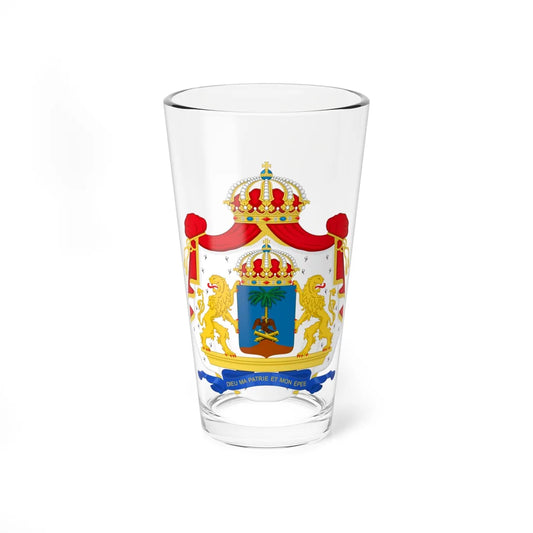 Coat of arms of Haiti 1849-1859 (Haiti) (Coat of Arms) Pint Glass 16oz 16oz - Go Mug Yourself