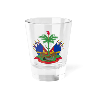 Coat of arms of Haiti 1859-1964 (Haiti) (Coat of Arms) Shot Glass 1.5oz 1.5oz - Go Mug Yourself