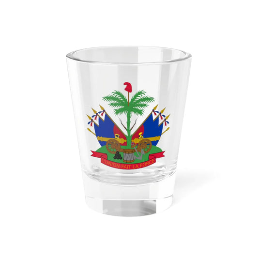 Coat of arms of Haiti 1859-1964 (Haiti) (Coat of Arms) Shot Glass 1.5oz 1.5oz - Go Mug Yourself