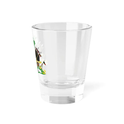 Coat of arms of Haiti 1964-1986 - Alternative version (Haiti) (Coat of Arms) Shot Glass 1.5oz - Go Mug Yourself