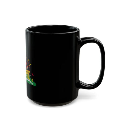 Coat of arms of Haiti (1964-1986) - Black Coffee Mug-Go Mug Yourself