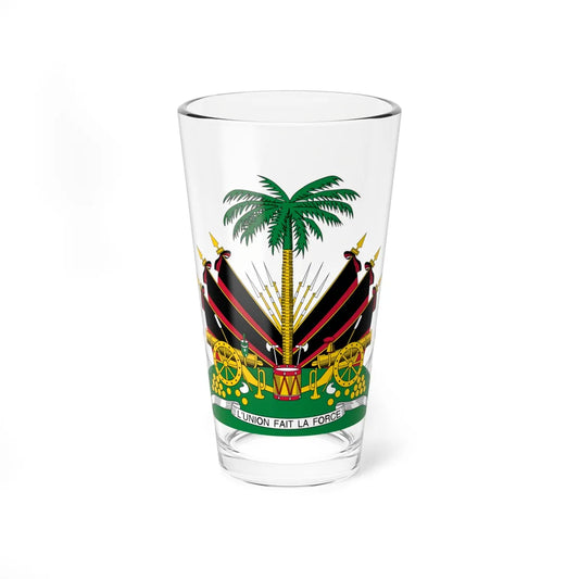 Coat of arms of Haiti 1964-1986 (Haiti) (Coat of Arms) Pint Glass 16oz 16oz - Go Mug Yourself