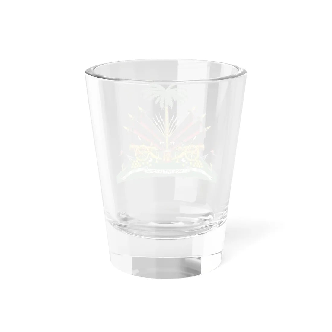 Coat of arms of Haiti 1964-1986 (Haiti) (Coat of Arms) Shot Glass 1.5oz - Go Mug Yourself