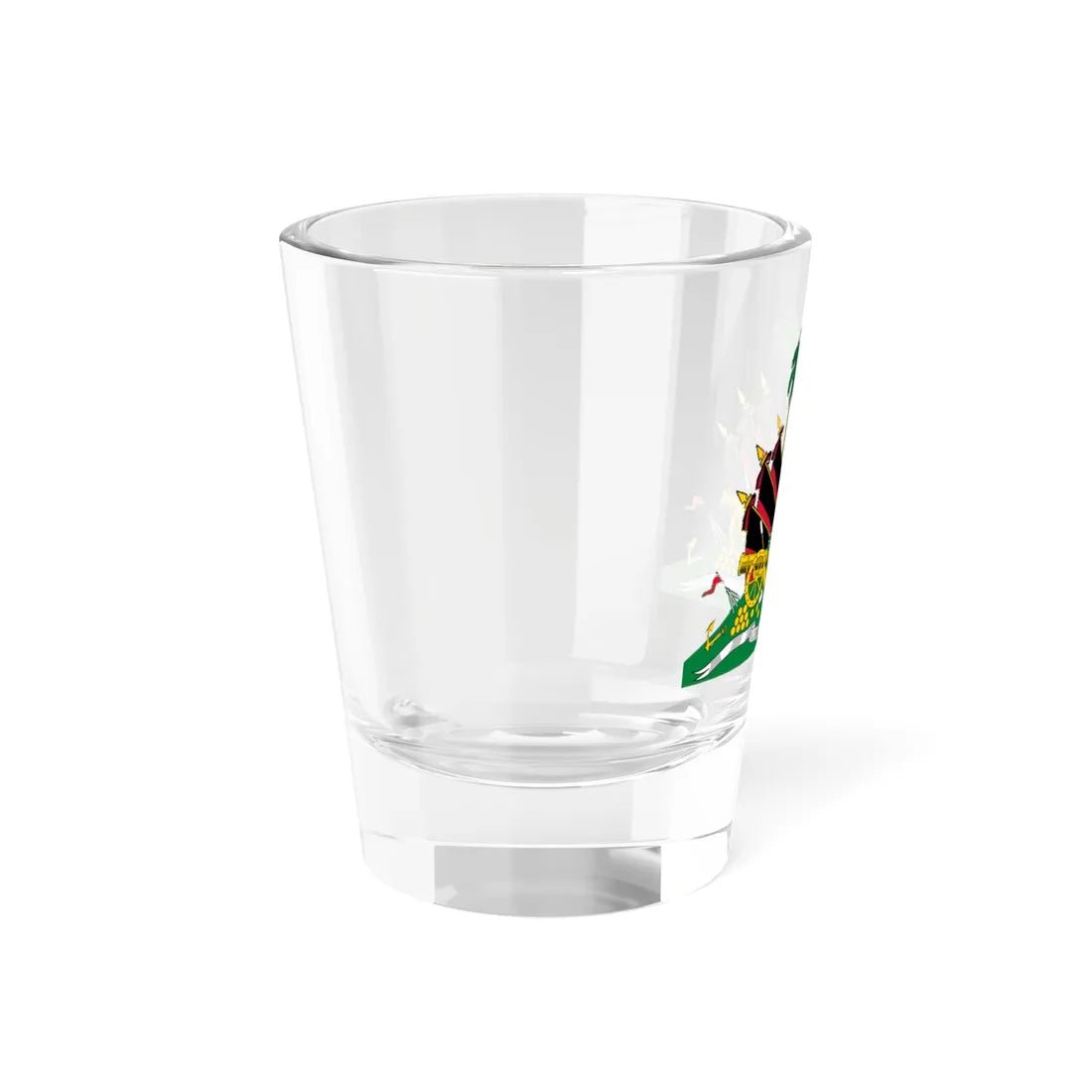 Coat of arms of Haiti 1964-1986 (Haiti) (Coat of Arms) Shot Glass 1.5oz - Go Mug Yourself
