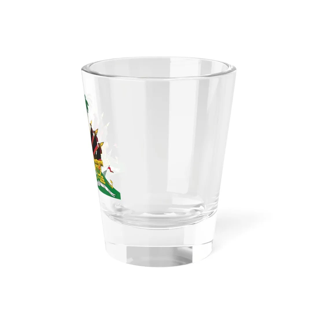 Coat of arms of Haiti 1964-1986 (Haiti) (Coat of Arms) Shot Glass 1.5oz - Go Mug Yourself