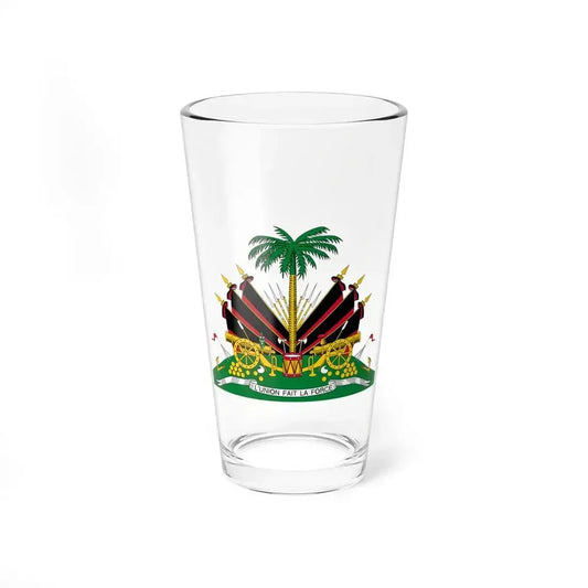 Coat of arms of Haiti (1964-1986) - Pint Glass 16oz 16oz - Go Mug Yourself