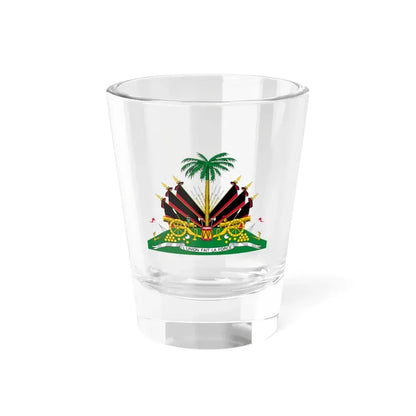 Coat of arms of Haiti (1964-1986) - Shot Glass 1.5oz 1.5oz - Go Mug Yourself