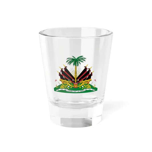 Coat of arms of Haiti (1964-1986) - Shot Glass 1.5oz 1.5oz - Go Mug Yourself