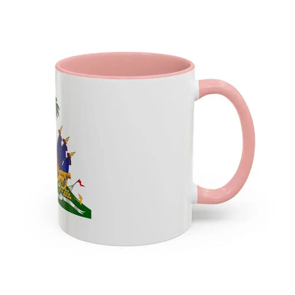Coat of arms of Haiti - Accent Coffee Mug - Go Mug Yourself